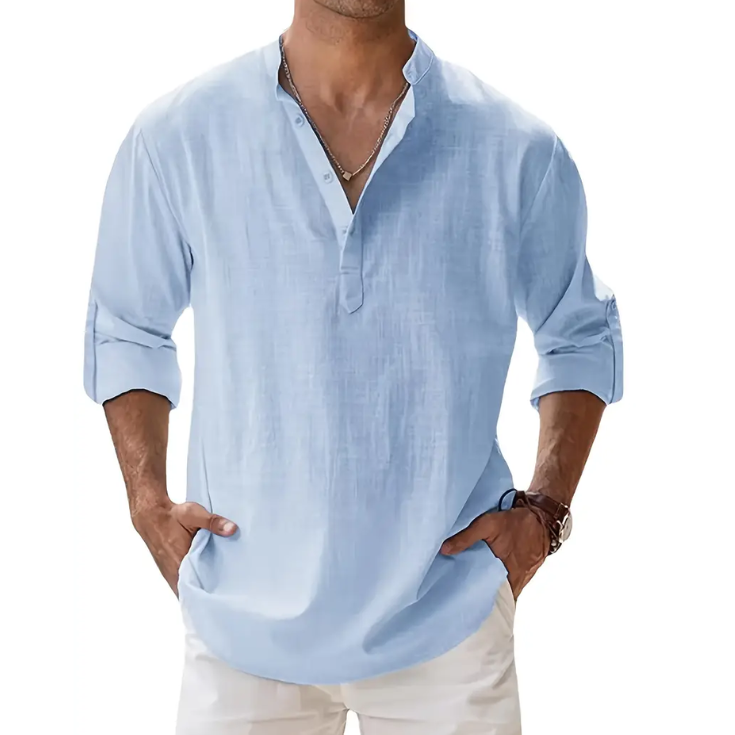 Light Blue Casual Shirt - blafirt