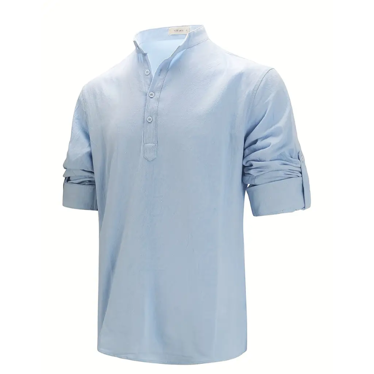 Light Blue Casual Shirt - blafirt